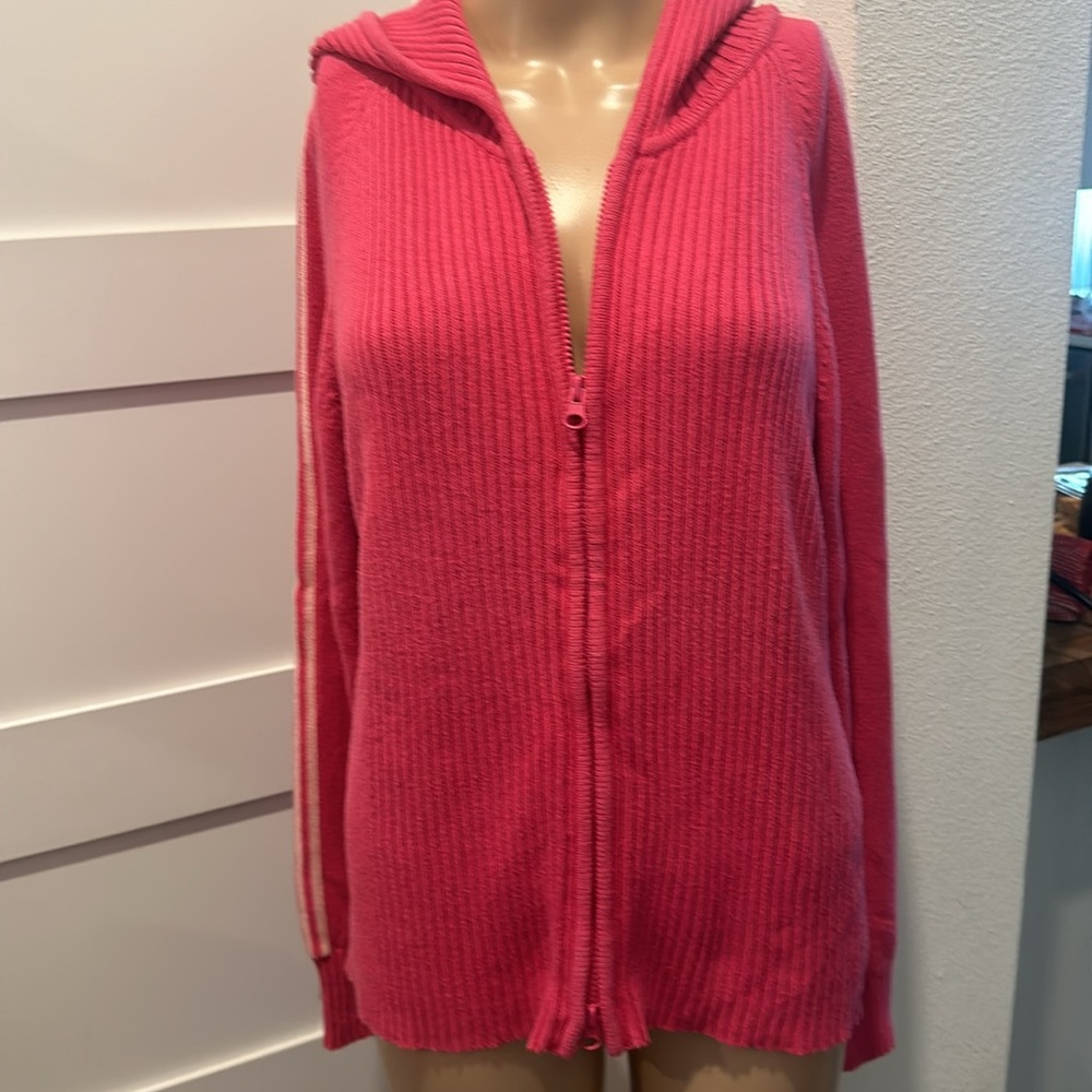 Vintage Contact New York Hooded Cardigan